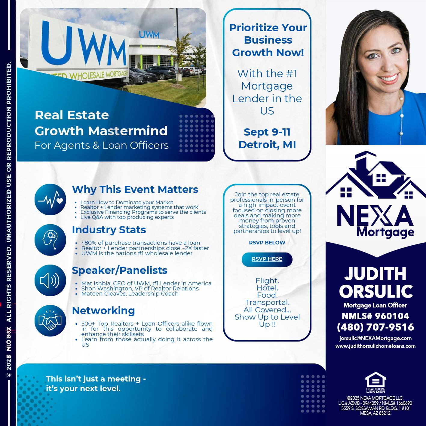 DETROIT TRIP - Judith Orsulic -Mortgage Loan Officer