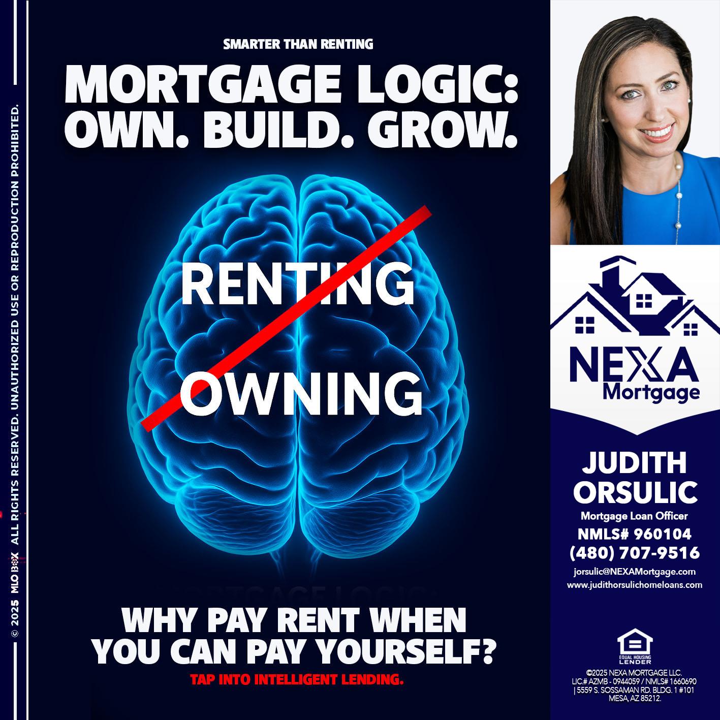mortgage logic - Judith Orsulic -Mortgage Loan Officer