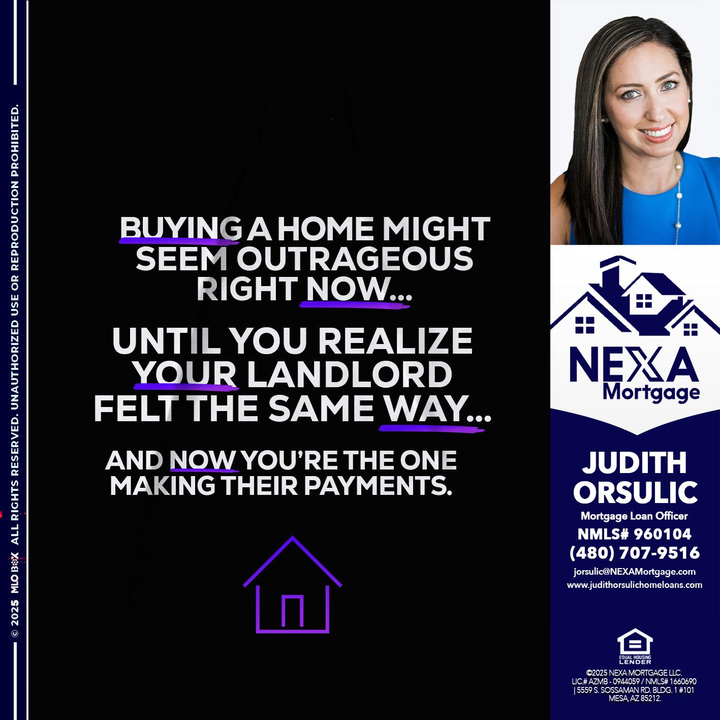 BUYING A HOME - Judith Orsulic -Mortgage Loan Officer