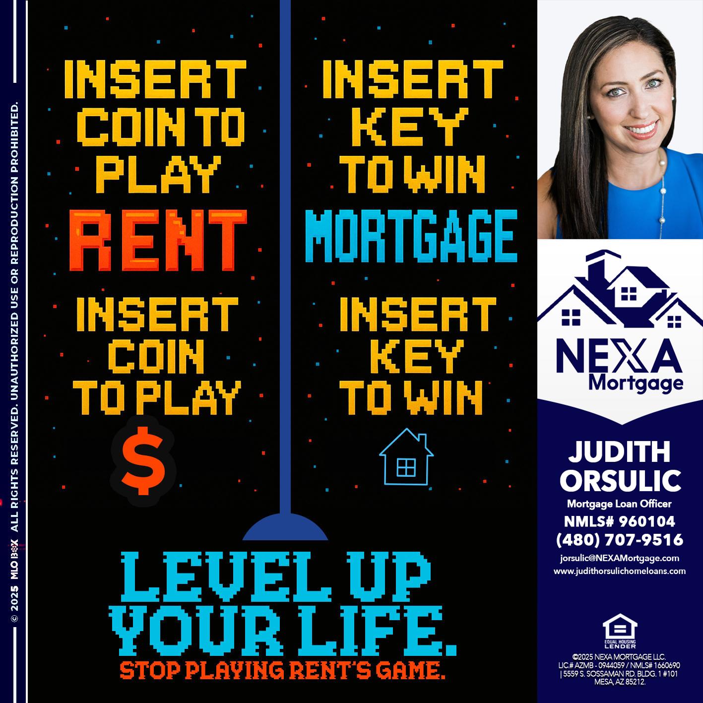 INSERT COIN - Judith Orsulic -Mortgage Loan Officer