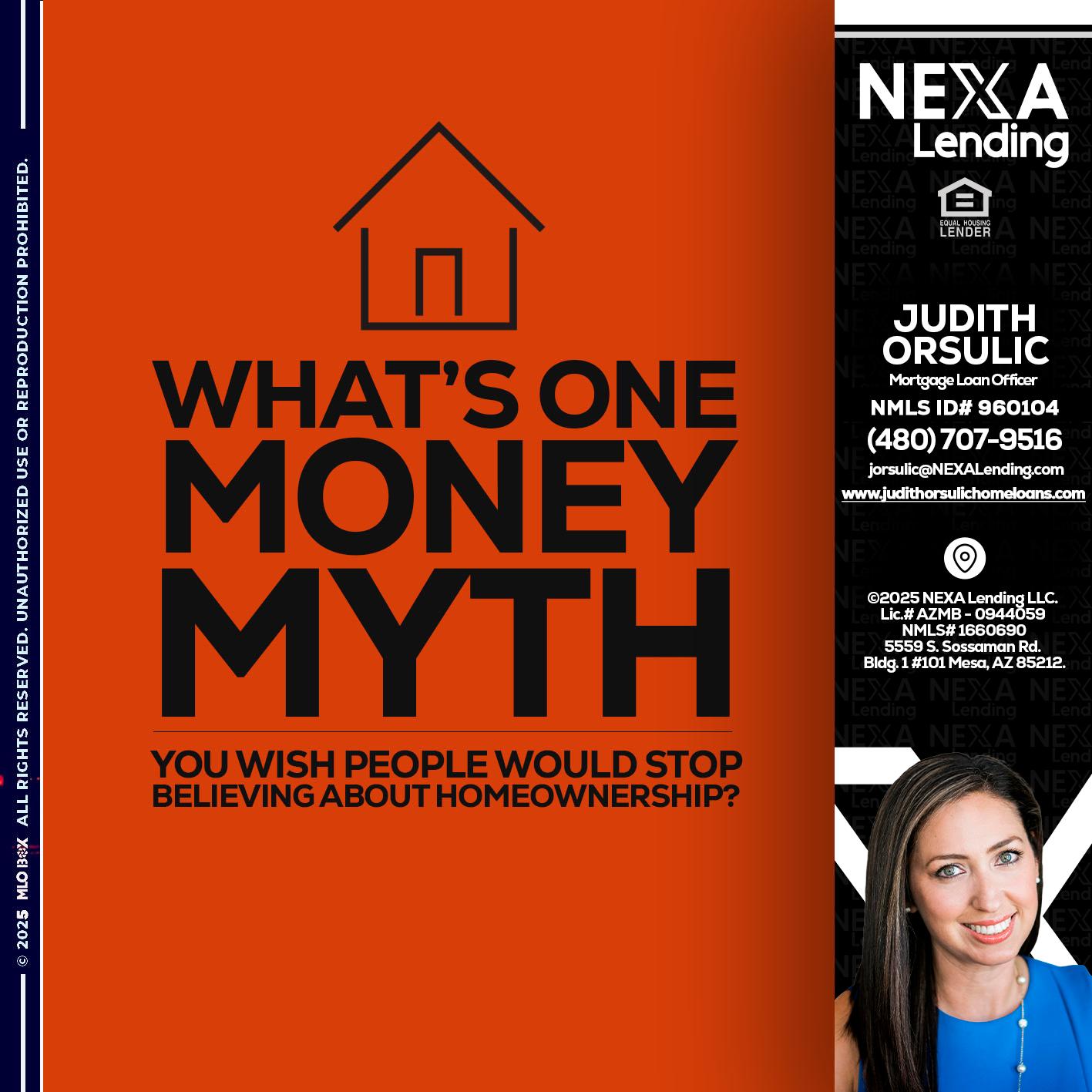 WHATS ONE - Judith Orsulic -Mortgage Loan Officer