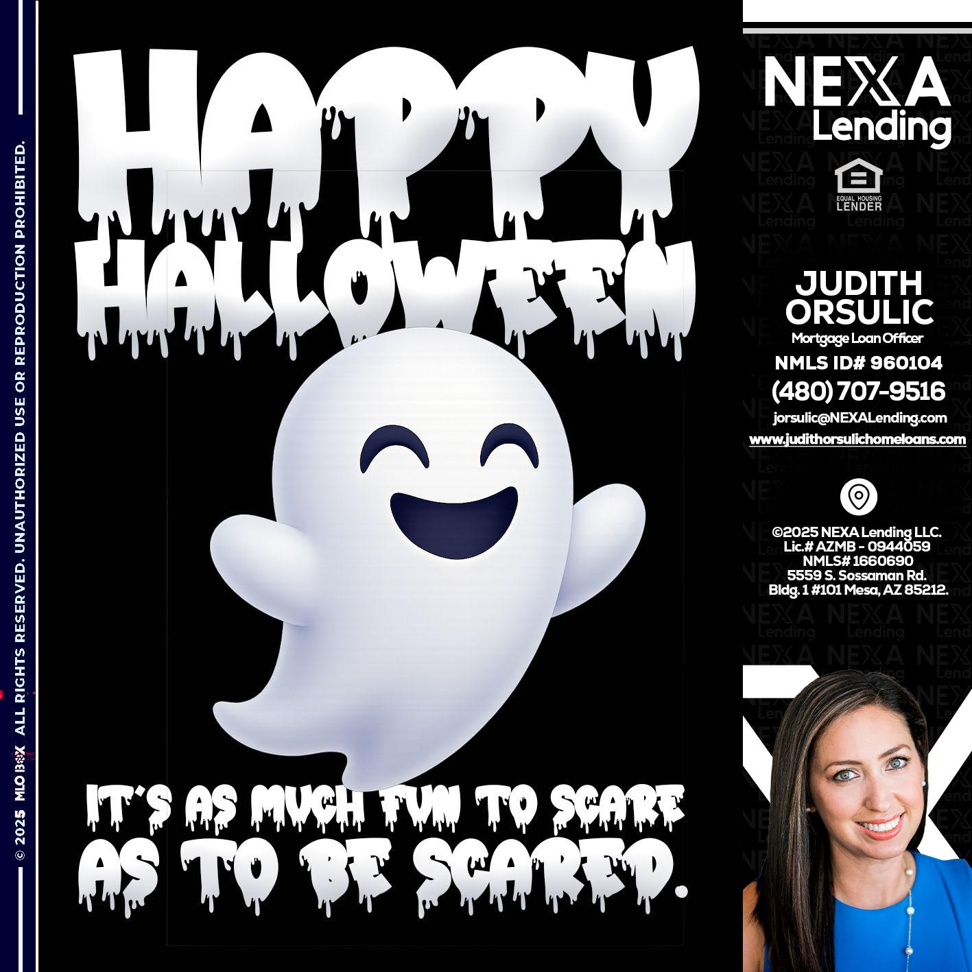 HAPPY HALLOWEEN - Judith Orsulic -Mortgage Loan Officer