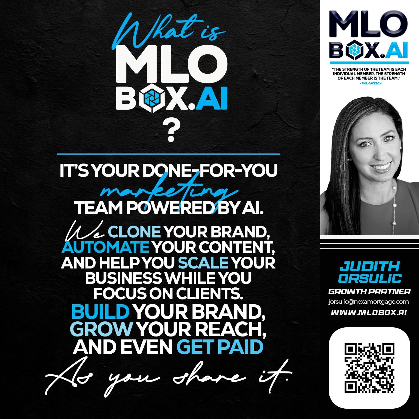 MLOBOX.AI - Judith Orsulic -Mortgage Loan Officer