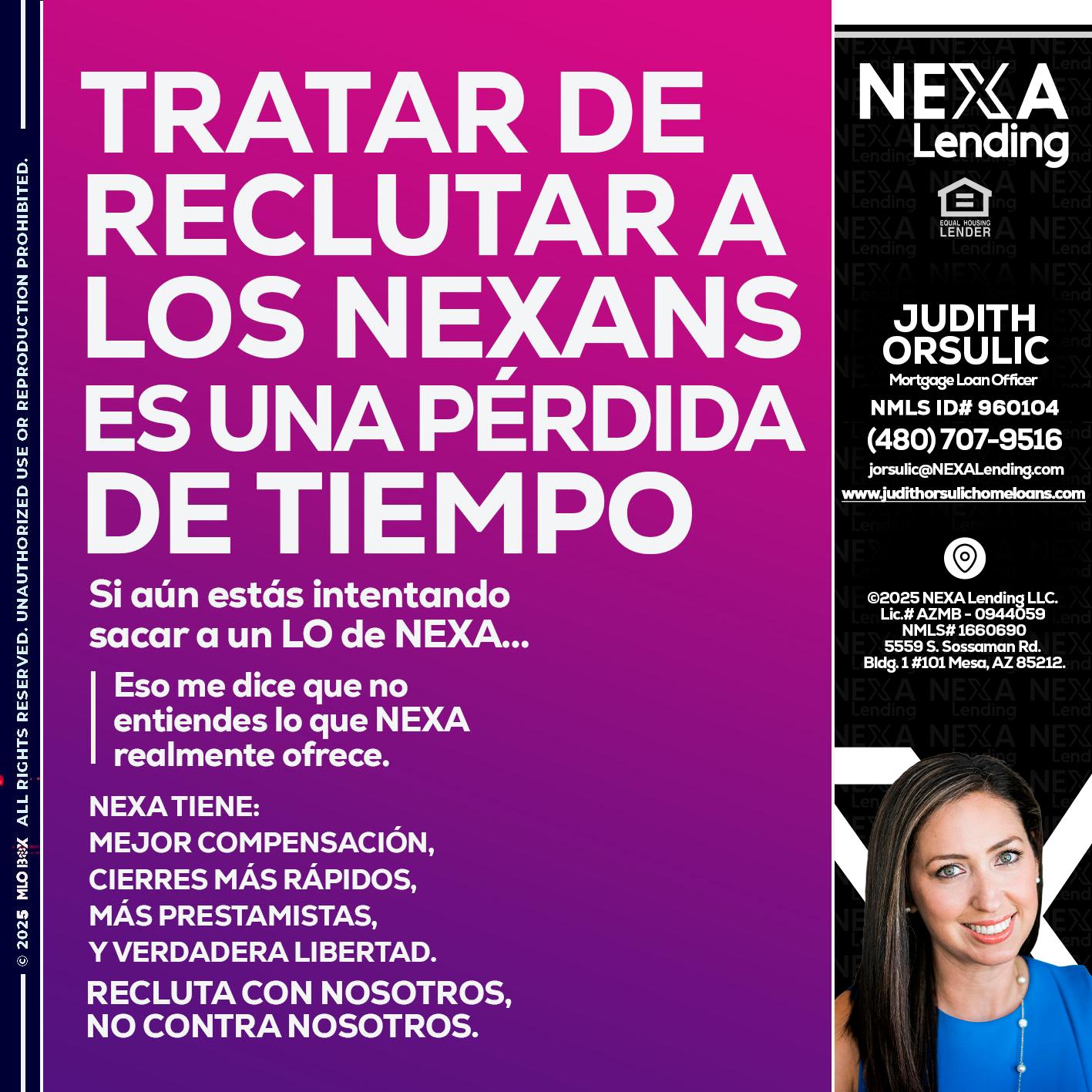 TRATAR DE - Judith Orsulic -Mortgage Loan Officer