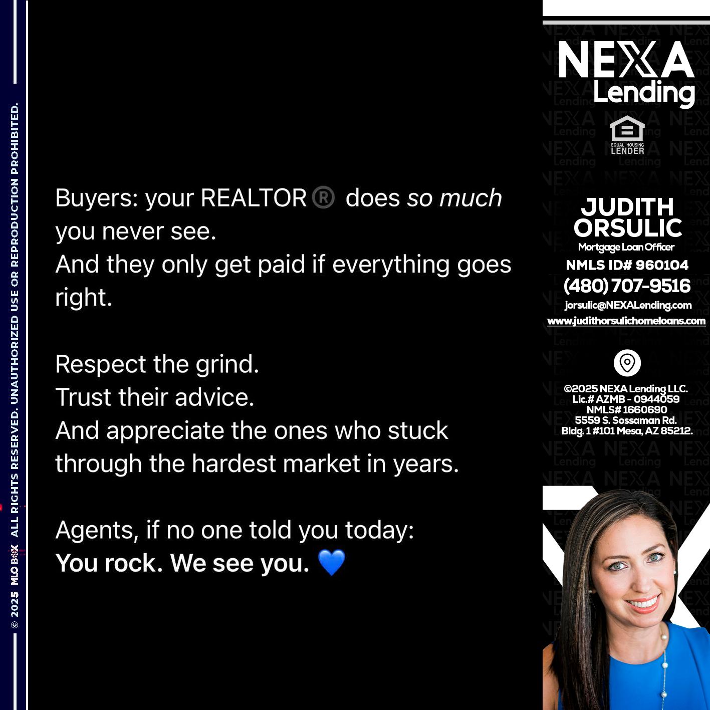 BUYERS - Judith Orsulic -Mortgage Loan Officer