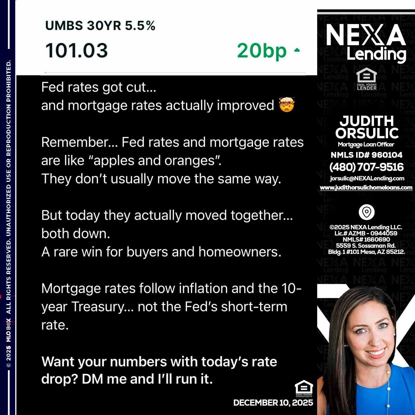 101.3 - Judith Orsulic -Mortgage Loan Officer