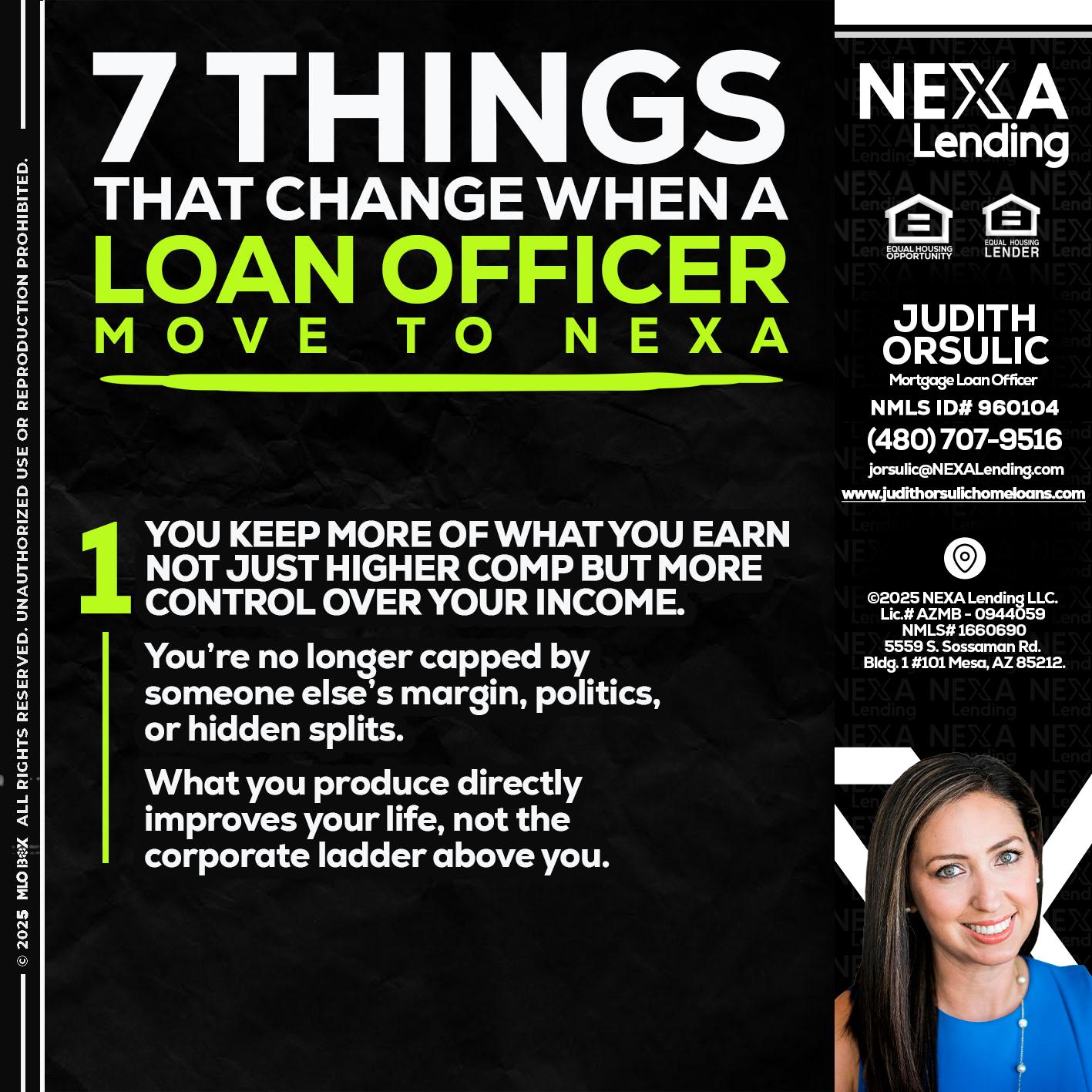 7 THINGS (1) - Judith Orsulic -Mortgage Loan Officer