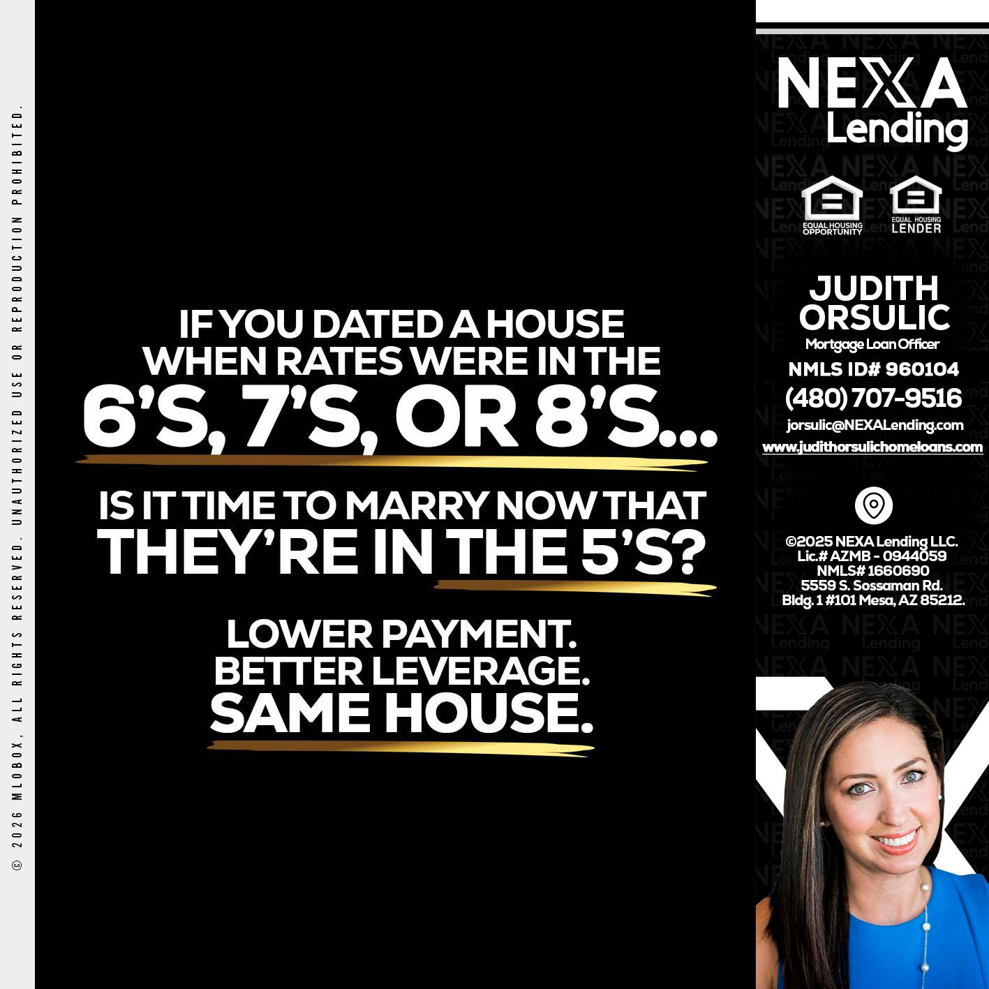 if you dated a house - Judith Orsulic -Mortgage Loan Officer