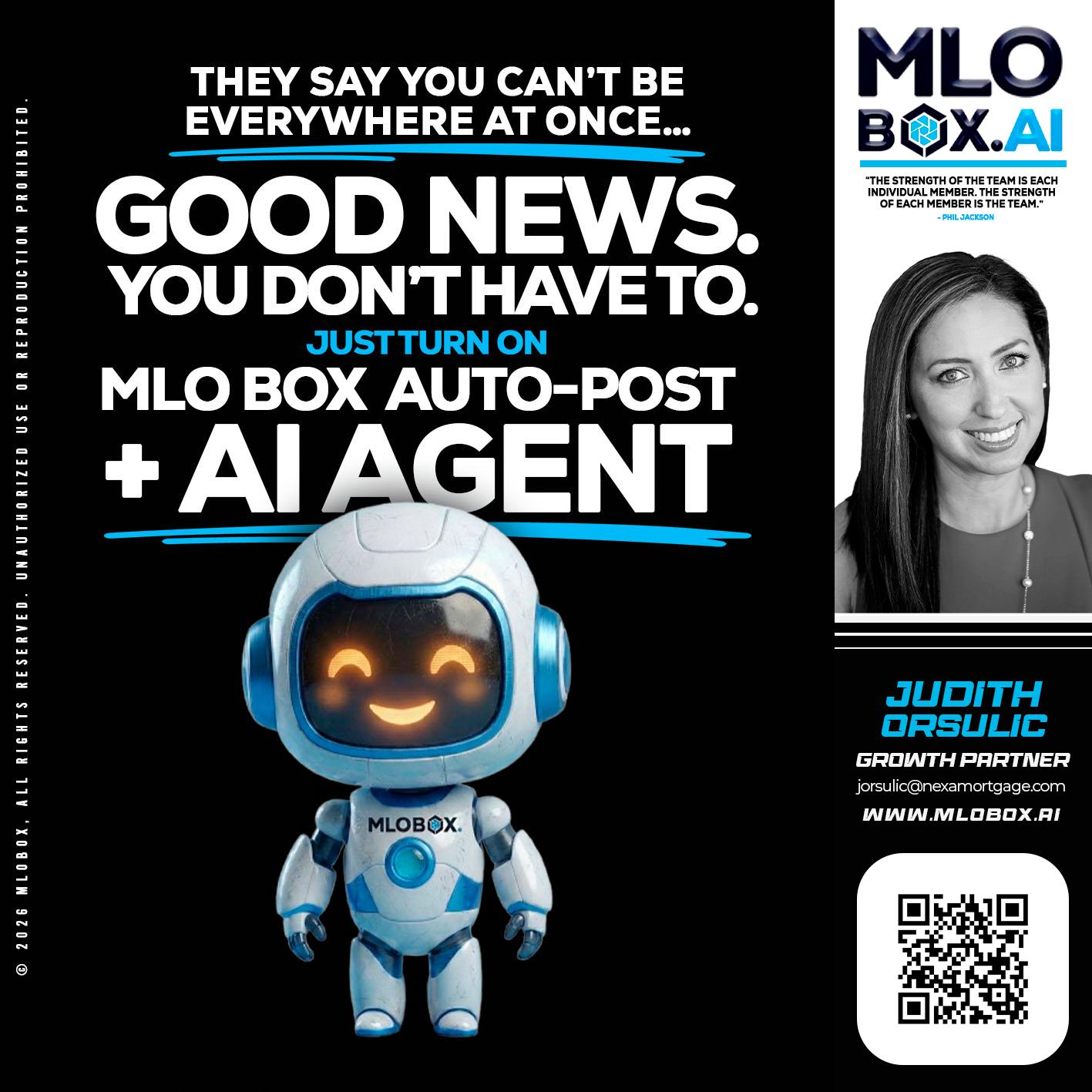 GOOD NEWS - Judith Orsulic -Mortgage Loan Officer