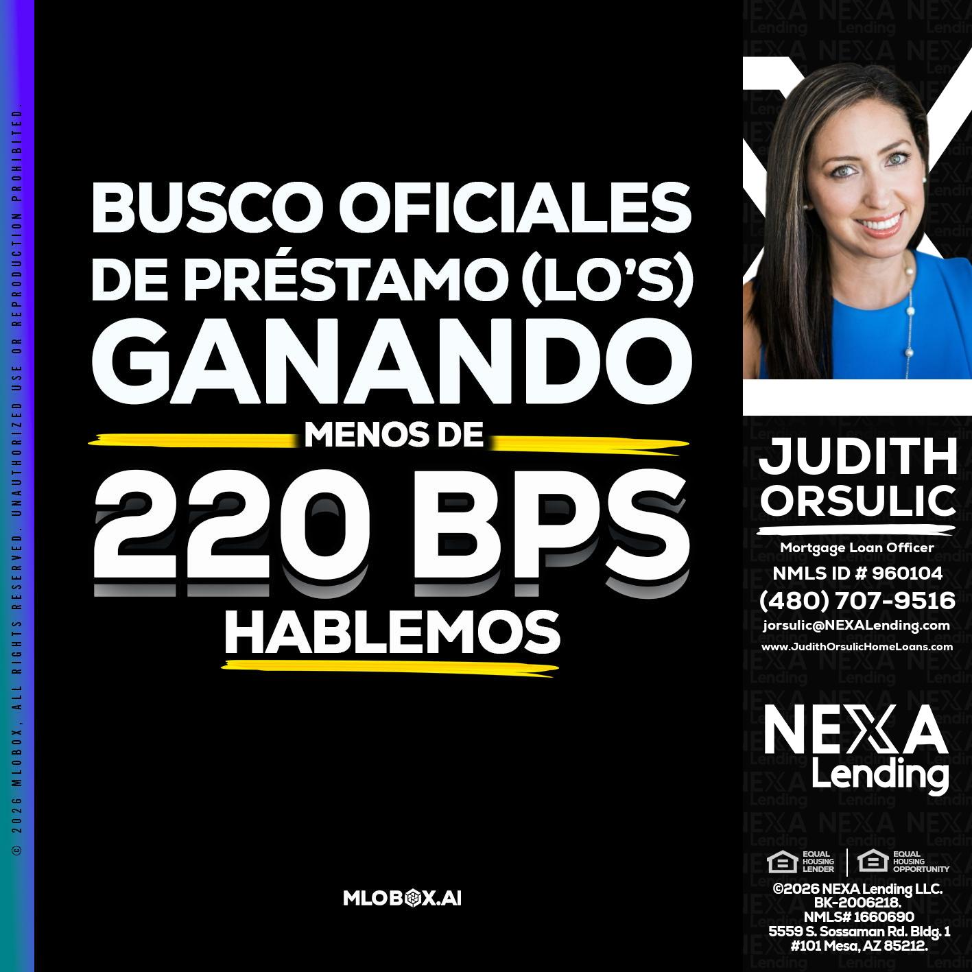 BUSCO OFICIALES - Judith Orsulic -Mortgage Loan Officer
