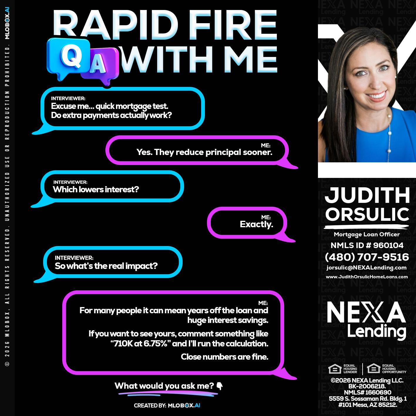 RAPID QA - Judith Orsulic -Mortgage Loan Officer