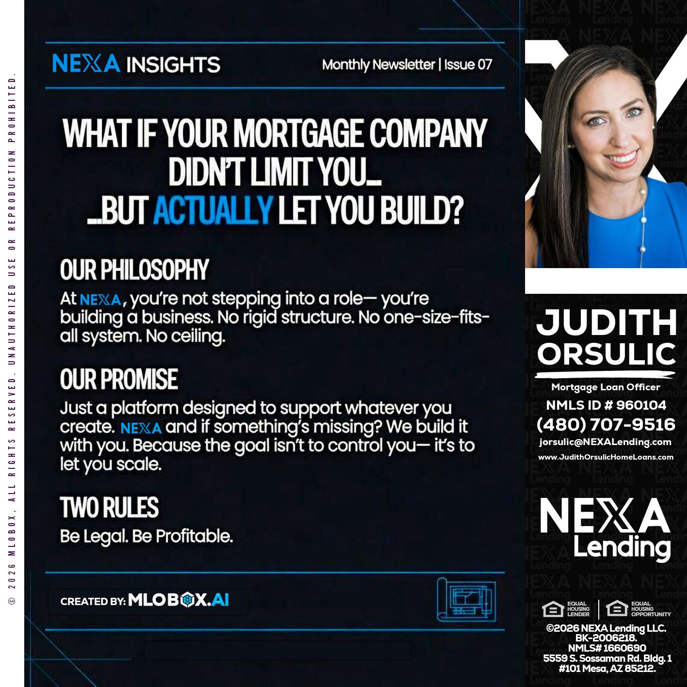 NEXA INSIGHTS - Judith Orsulic -Mortgage Loan Officer