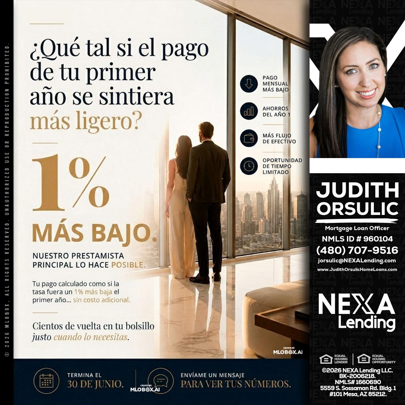 que tal si - Judith Orsulic -Mortgage Loan Officer