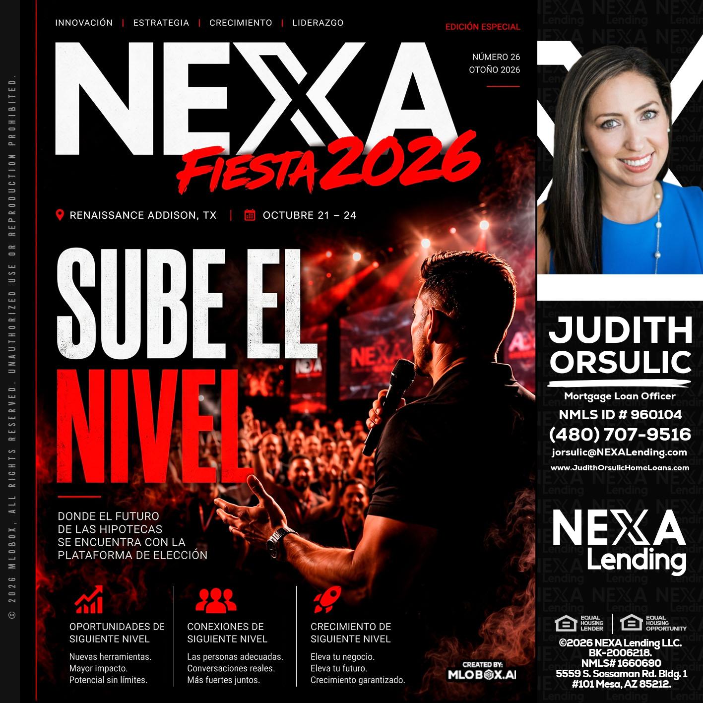 NEXA fiesta 2026 - Judith Orsulic -Mortgage Loan Officer