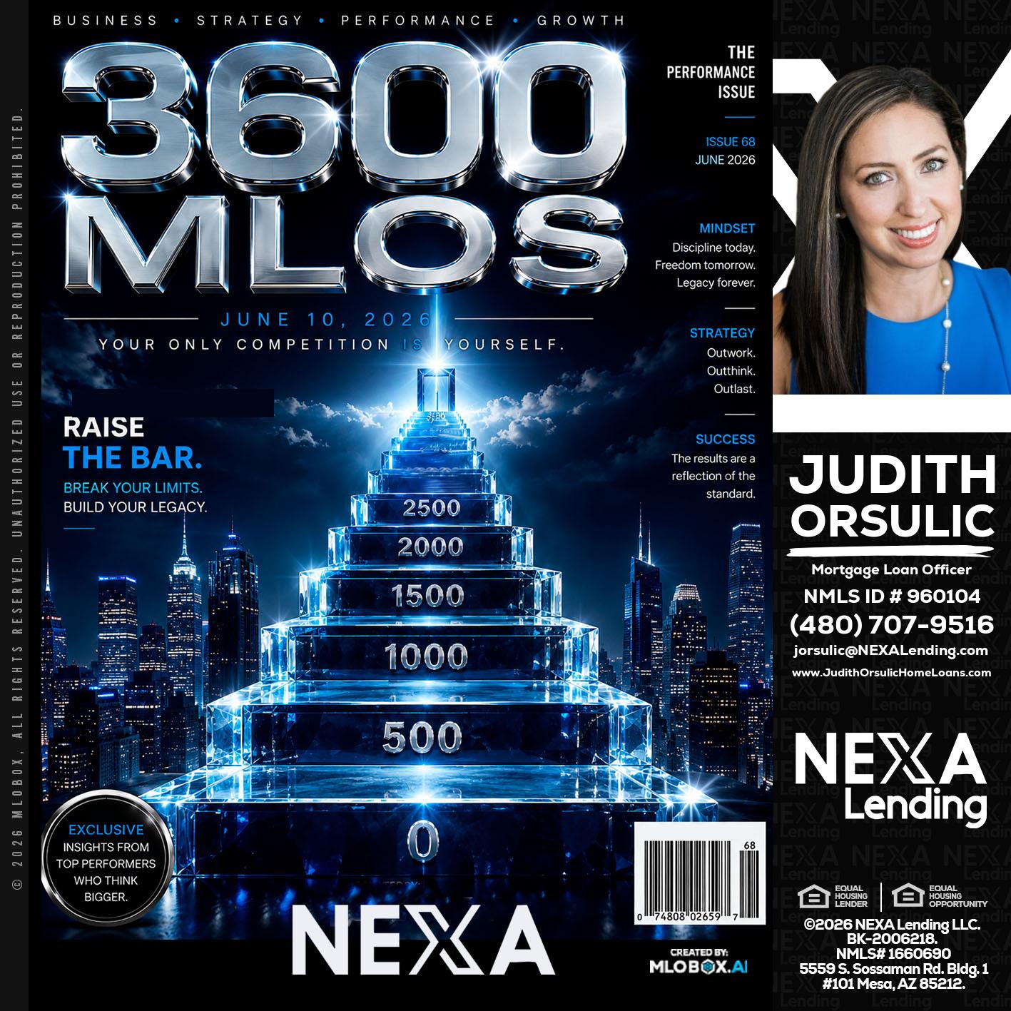 3600 MLOs - Judith Orsulic -Mortgage Loan Officer
