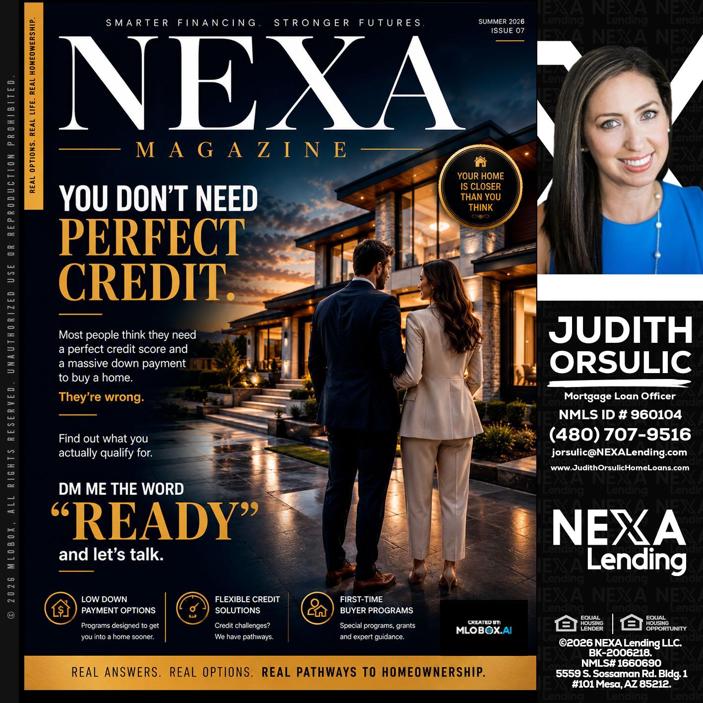 NEXA MAGAZINE - Judith Orsulic -Mortgage Loan Officer